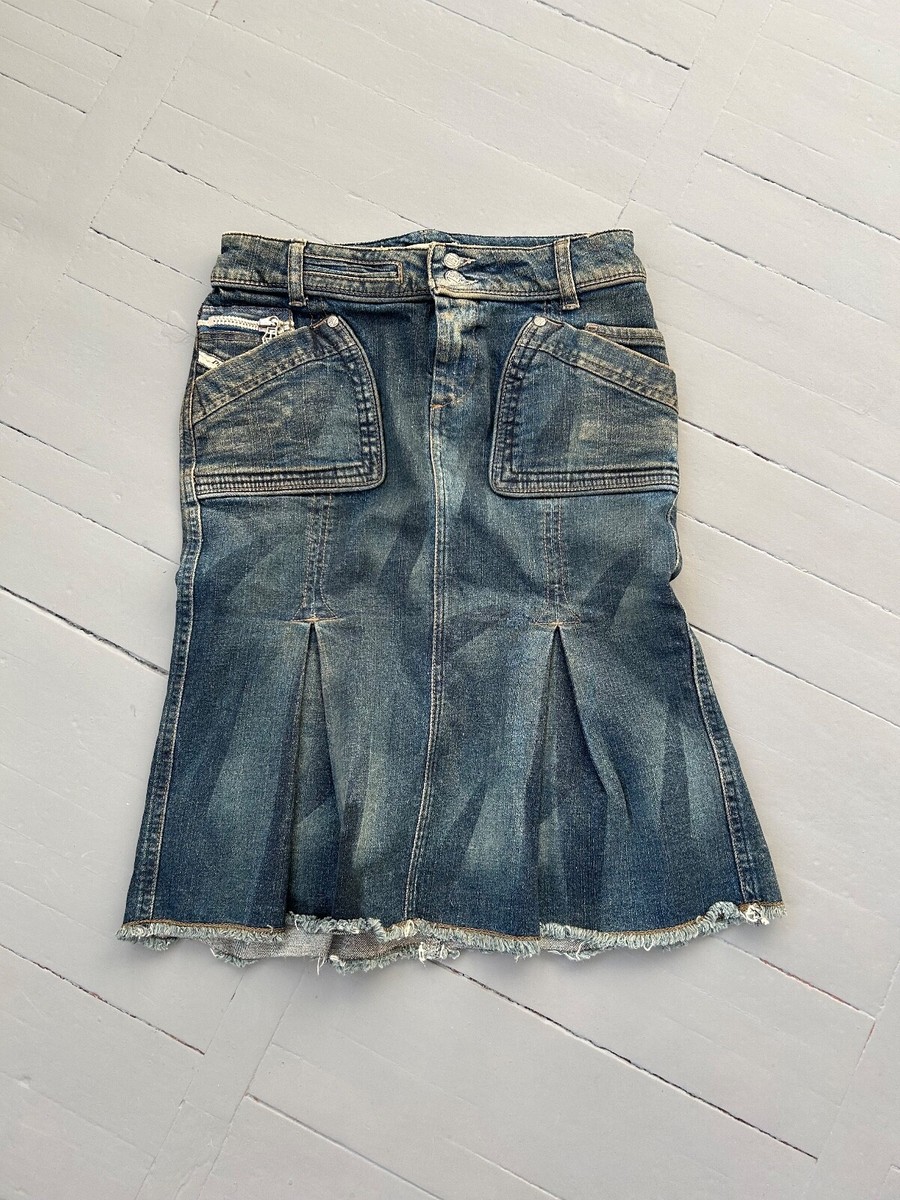 スカート archive grunge diesel fade denim skirt Diesel Blue Skirts for Women for sale | eBay