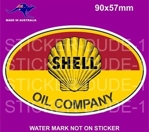 SHELL OIL COMPANY STICKER PETROLEUM FOR TOOLBOX OIL CAN OIL BOTTLE WELDER ETC - Picture 1 of 1