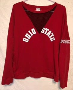 Victoria's Secret PINK Ohio State Pullover Gr. M *KONVOLUT & SPAREN* $1 VERSAND MEHR - Bild 1 von 3