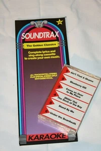 SoundTrax KARAOKE The Golden Classics NEW Unopen 6 Songs Cassette & Lyrics Broch - Bild 1 von 3
