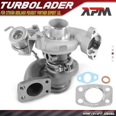Turbolader für Citroën Berlingo C3 4 Peugeot Partner Expert Ford Focus Fiat 1.6L - Bild 1 von 4