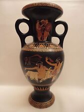 God Dionysus Ares Hera & Heroes Odysseus Achilles Ancient Greek Art Pottery Vase