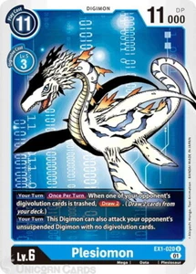 EX1-020 Plesiomon Uncommon Mint Digimon Card - Picture 1 of 1