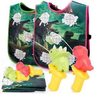 Dinosaur Squirt Guns , Water Gun for Kids Set - 8 Pcs - Picture 1 of 7