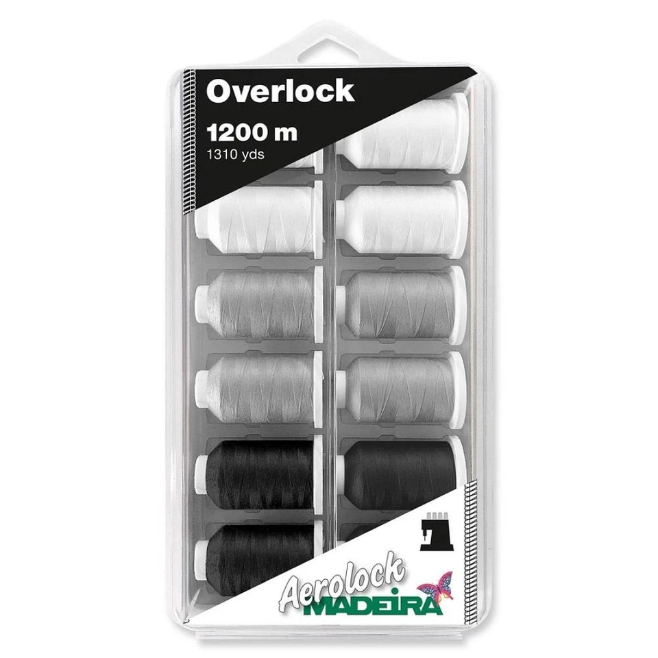 Madeira Blisterbox Aerolock 125 Black & White (0,33 EUR/100 m) - Bild 1 von 1