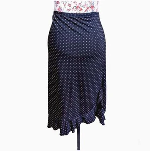 LOFT tulip hem polka dot midi skirt - Picture 1 of 3