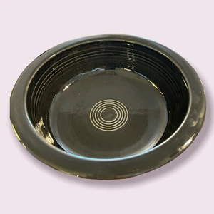 Fiesta Ware Nappy / Serving Bowl in Black 8.5" - Picture 1 of 4