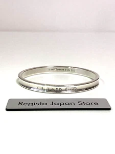 Tiffany & Co. 1837 Sterling Silber 925 schmale Schleife Armreif Armband Japan - Bild 1 von 9
