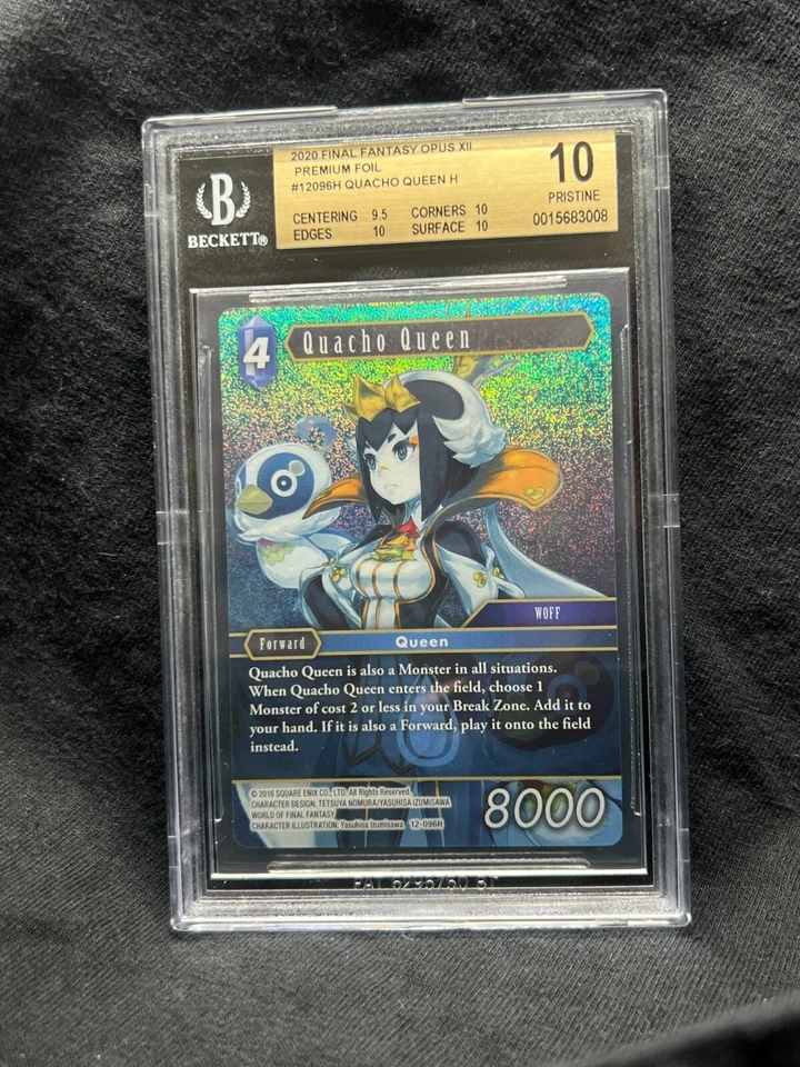 BGS 10 PRISTINE | Final Fantasy TCG Opus XII Crystal Awakening Quacho Queen 096H - Image 1 of 1