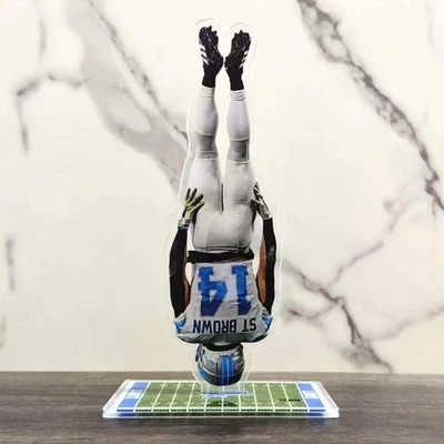 Amon-Ra St. Brown Headstand Celebration Standee - Lions Memorabilia Collectible