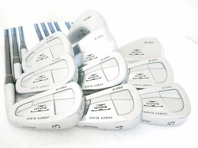 Mizuno Right Handed Iron Set T-ZOID PRO II FORGED 3-9,P,F,S Graphite Flex S - Image 1 of 4