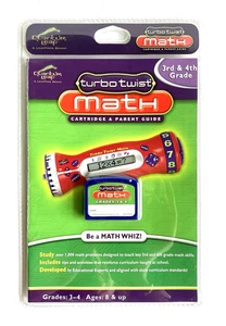 Turbo Twist Math Cartridge & Parent Guide by Leap Frog - 3rd & 4th Grade - Picture 1 of 3