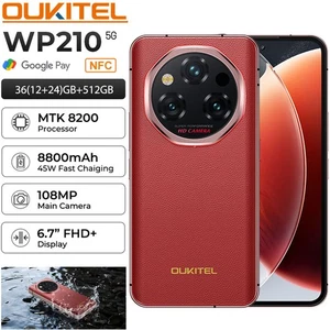Smartphone 5G OUKITEL WP210 AMOLED Delgado Resistente Android 15 Impermeable Móvil 512G - Imagen 1 de 19