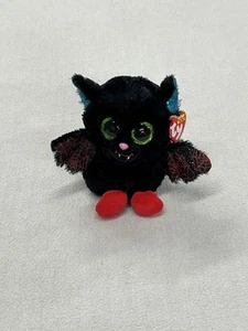 TY Beanie Boos Ophelia The Halloween Bat Glitter Eyes Regular Size 6 inch - Picture 1 of 4