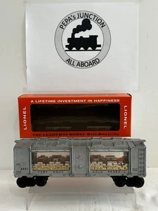 LIONEL6445 #4 FT. KNOX RESERVE GOLD BULLION BOX CAR-BLT-'60-63 REPRO. BOX - Picture 1 of 6