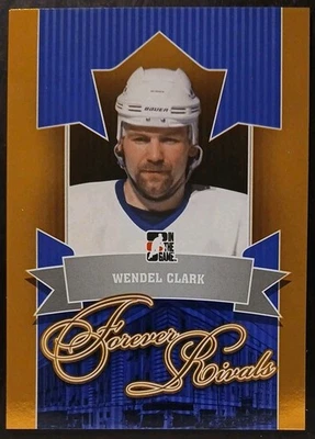 2012 - 2013 ITG Wendel Clark Forever Rivals Gold /30 #91 Hockey Card - Image 1 of 2