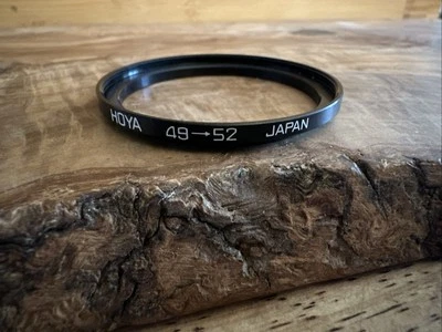 Hoya 49mm - 52mm Lens Filter Adapter NO LENS AND NO FILTER JUST THE ADAPTER - Image 1 of 3