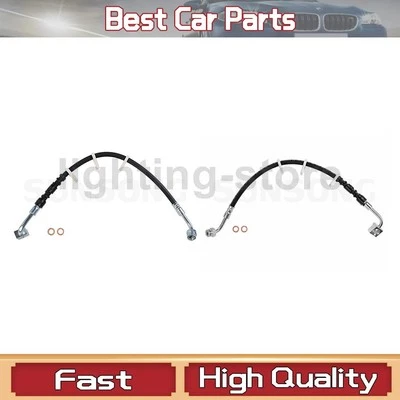 2 Front Brake Hydraulic Hose Brake Line Fits 2003-2005 Ford E-250 - Image 1 of 4