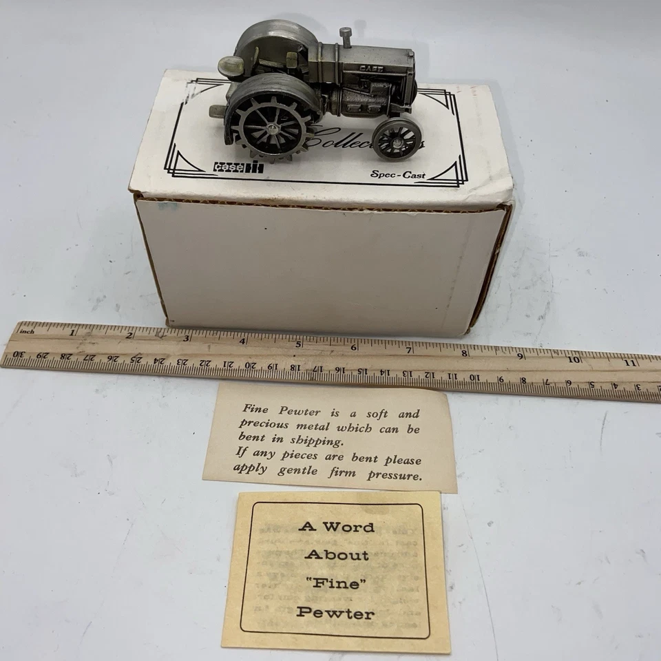 Case Tractor Pewter Collectible by Spec-Cast - Image 1 of 4