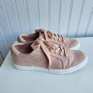 Scarpe Kenneth Cole Reaction donna Joey 5 casual sneakers basse tessuto rosa taglia 7M - Foto 1 di 11