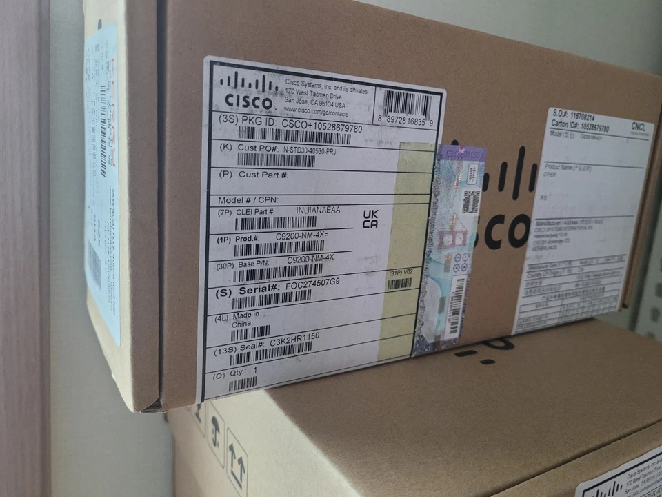 CISCO C9200-NM-4X  4x 1G/10G Network Module - Image 1 of 1