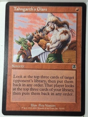 Tahngarth's Glare - Apocalypse - Magic the Gathering MTG Nice! - Image 1 of 3