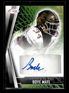 2022 SAGE #A-BM Boye Mafe Autografi Black Minnesota Golden Gophers - Foto 1 di 2