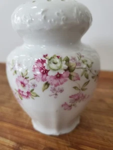 Antique / Vintage Sugar Shaker Muffineer Porcelain Floral Hand Painted 4" - Picture 1 of 11