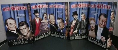 RED SKELETON ~ "Greatest Comedy Shows" COLLECTOR 5 SERIES VHS PACK - Image 1 of 4