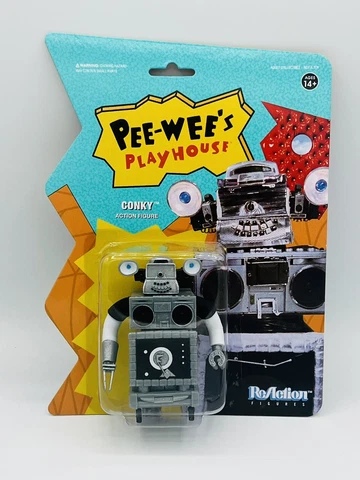 ReAction Super7 Pee-Wee’s Playhouse CONKY 2000 Retro 3.75" Figure Funko NEW! Cover