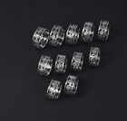 Wholesale 925 11pc Solid Sterling Silver Plain Ring Lot V019