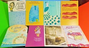 Birthday Card Oz Dorothy Paris Cupcake Bacon Glitter Peacock Belated Cat Believe - Picture 1 of 39
