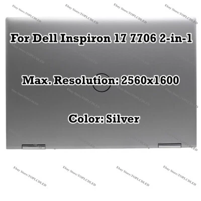 17" QHD LCD LED Touch Screen Assembly Display For Dell Inspiron 17 7706 2-in-1 - Image 1 of 4