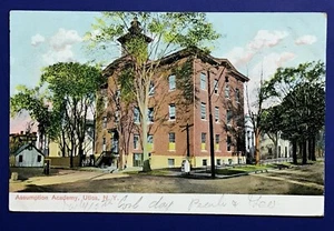 Assumption Academy, Utica, NY postally used 1908 - Picture 1 of 2