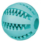 Trixie Dog Denta Fun Ball natural rubber mint flavour massages gums 6cm 32880