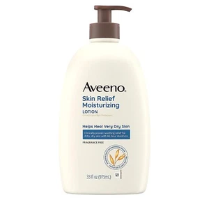 Aveeno Skin Relief Fragrance-Free Moisturizing Lotion for Very Dry Skin-33 fl.oz - Picture 1 of 7