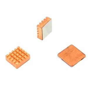#DE 3 Stück Kupfer Passive Kühlpad Kühler Kühler für Raspberry Pi 3B+/3B/2B - Bild 1 von 10