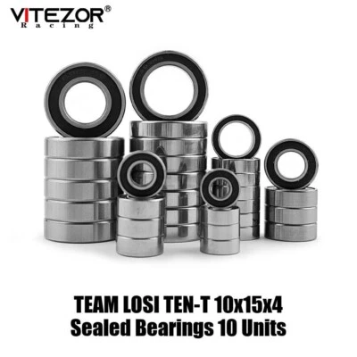 For TEAM LOSI TEN-T 10x15x4 Sealed Bearings 10 Units - Image 1 of 4