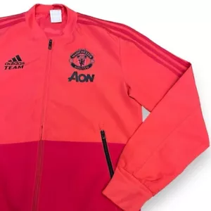 Adidas Manchester United Zip Up Jacket Lightweight - Picture 1 of 10