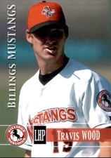 2005 Billings Mustangs Update Grandstand #2 Travis Wood Alexander Arkansas Card