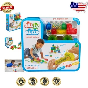 Creative Squishy Blocks Vehicle Kit - Sensory Play for Imaginative Minds 2+ - Picture 1 of 10