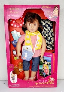Our Generation Doll Reese Doll W/ Book And Outfit 18" New - Picture 1 of 2