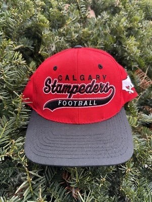 Vintage Calgary Stampeders Starter Tail Sweep Hat Twill NWOT - Image 1 of 4