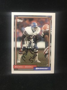 Michael Brooks -LSU TIGERS-  Denver Broncos Autographed Card