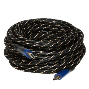 40FT 4K HDMI 2.0 Premium Braided Cable ARC 60Hz HDR 2160p 3D -PC HDTV PS4/5 Xbox - Picture 1 of 7