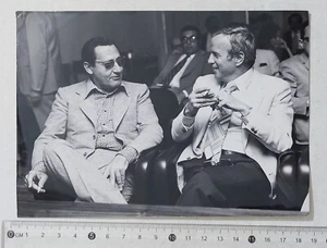 41387 Foto d'epoca 092 - Alberto Sordi e Franco Zeffirelli - 13x18 cm - Picture 1 of 4
