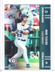 2005 Playoff Prestige - MARK TEIXEIRA - #23 Xtra Bases GREEN / 50 - Rangers - Picture 1 of 1