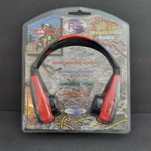 Vintage GPX RS Personal AM/FM Radio Stereo Headphones AHP3500 NOS Red - Picture 1 of 2