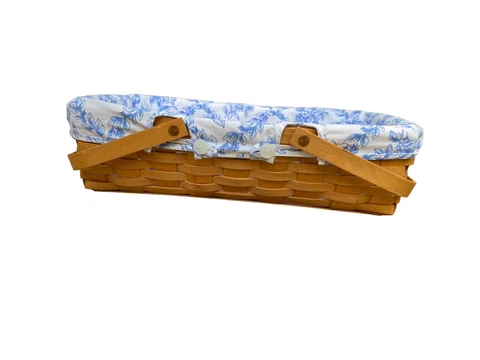 2001 Longaberger Med Stuck On You Basket, Liner & Fabric Cottage Trellis LL10 Cover