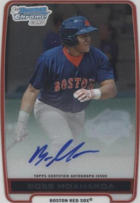 2012 Bowman Chrome - Boss Moanaroa #BCA-BM